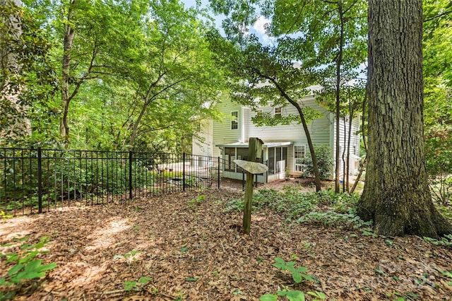 171 Highland Woods Ct, Denver, NC 28037 - view of yard featuring a sunroom