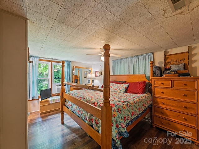449 Little E Fork Rd, Canton, NC 28716 - bedroom featuring wood finished floors and a ceiling fan