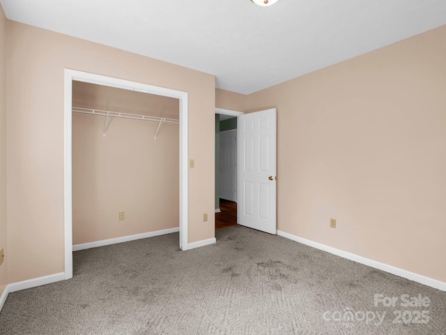 436 Utsonati Ln, Brevard, NC 28712 - unfurnished bedroom featuring carpet and a closet