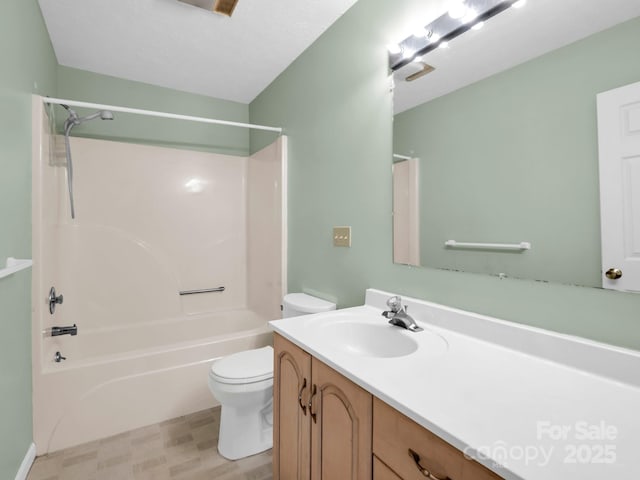 436 Utsonati Ln, Brevard, NC 28712 - full bath with vanity, shower / washtub combination, and tile patterned floors