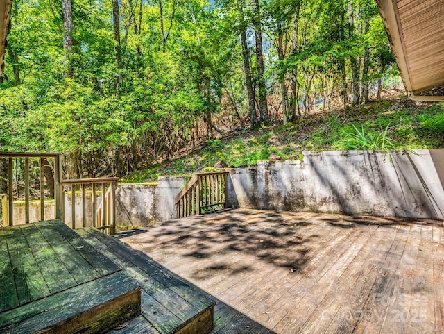 436 Utsonati Ln, Brevard, NC 28712 - view of wooden terrace