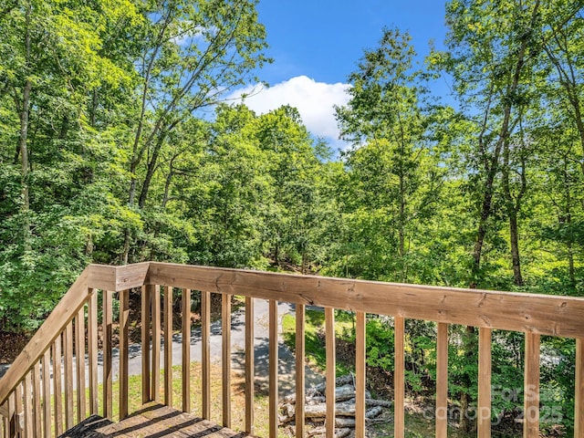 436 Utsonati Ln, Brevard, NC 28712 - view of wooden terrace