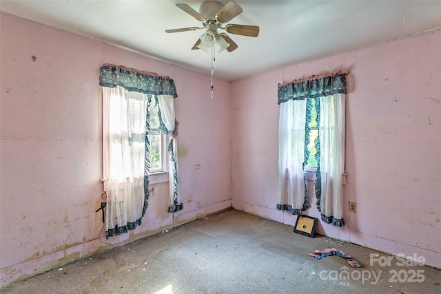 121 Sugar Cove Rd, Weaverville, NC 28787 - spare room featuring healthy amount of natural light and a ceiling fan