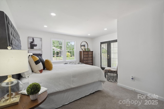 5817 Red Carriage Ln, Charlotte, NC 28212 - carpeted bedroom featuring baseboards and recessed lighting