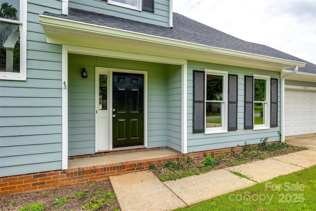 12812 Bradford Hill Ln, Huntersville, NC 28078 - property entrance featuring a shingled roof and a garage