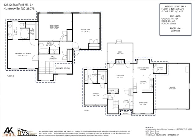 12812 Bradford Hill Ln, Huntersville, NC 28078 - view of room layout