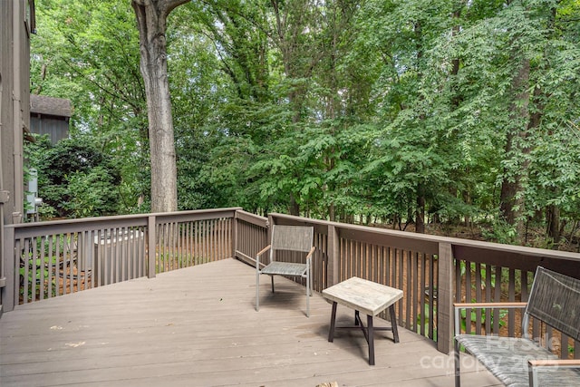 4725 Rounding Run Rd, Charlotte, NC 28277 - view of wooden terrace