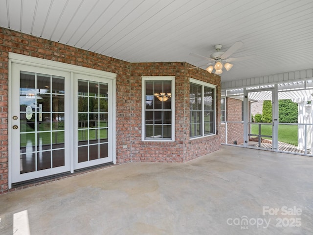 2872 Wheat Field Ct, Lincolnton, NC 28092 - view of patio featuring ceiling fan