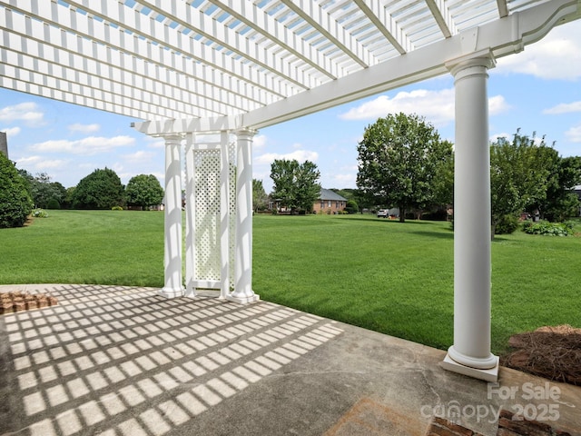 2872 Wheat Field Ct, Lincolnton, NC 28092 - view of patio / terrace featuring a pergola