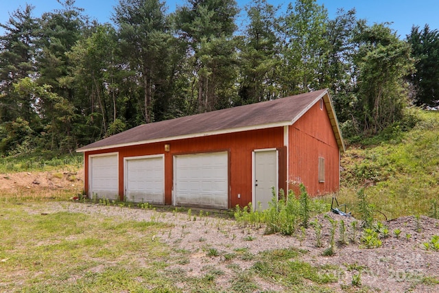 69 Sprouse Town Rd, Weaverville, NC 28787 - view of detached garage