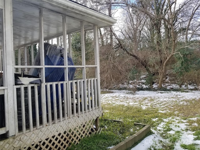 2942 Reid Ave, Charlotte, NC 28208 - view of snowy exterior