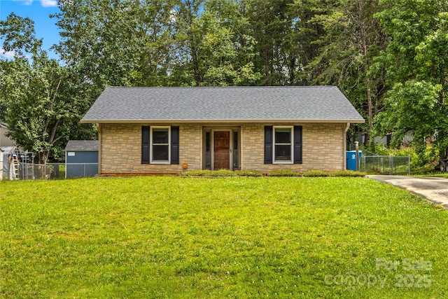 428 Mountview Dr, Mocksville, NC 27028 - view of front of property with stone siding and a shingled roof