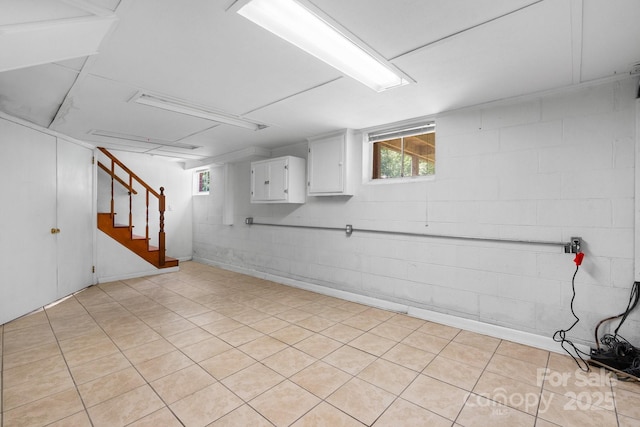 917 Sunset Ave SW, Valdese, NC 28690 - below grade area with stairway and plenty of natural light
