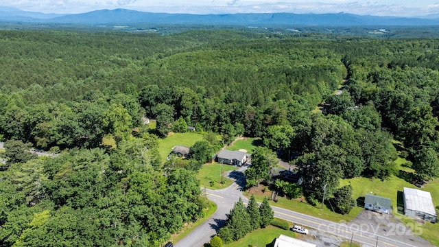 4006 Sol Mull St, Morganton, NC 28655 - drone / aerial view of a heavily wooded area and mountains