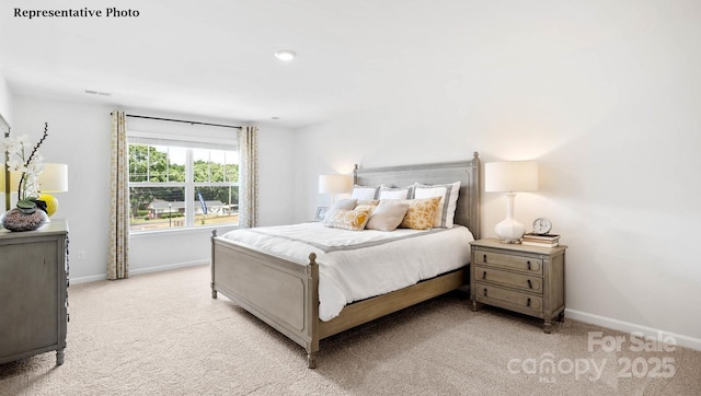 6708 Barcelona Way, Charlotte, NC 28214 - bedroom featuring light carpet