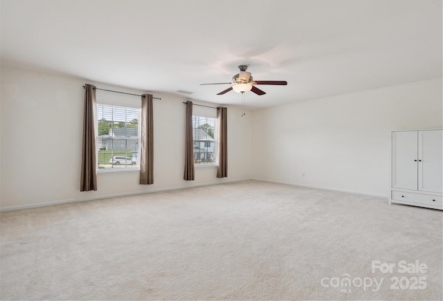 3043 Streamlet Way, Monroe, NC 28110 - unfurnished room with ceiling fan and light colored carpet