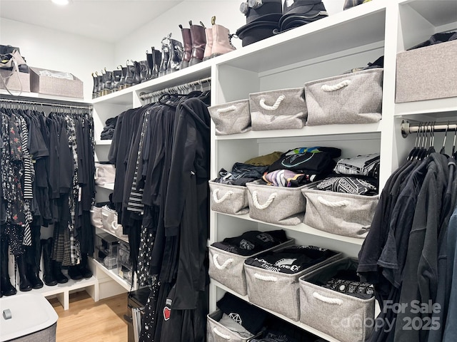 154 Amblers Knoll Rd, Weaverville, NC 28787 - spacious closet with wood finished floors