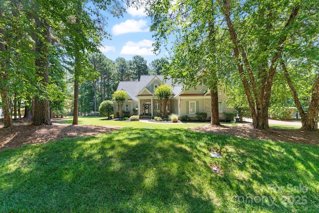 347 Bayberry Creek Cir, Mooresville, NC 28117 - view of front facade featuring a front yard