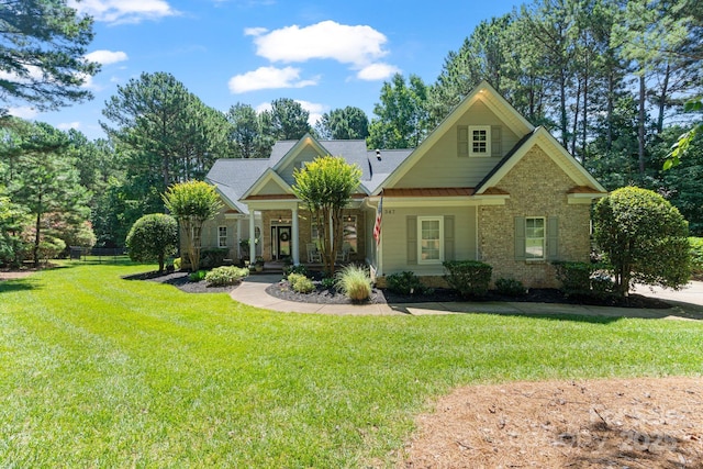 347 Bayberry Creek Cir, Mooresville, NC 28117 - view of front of house with a front lawn and brick siding