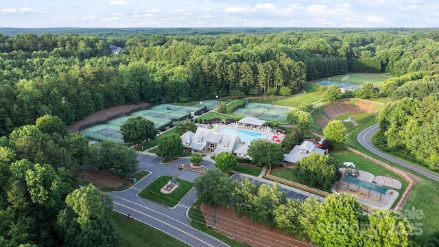347 Bayberry Creek Cir, Mooresville, NC 28117 - view of property location with a forest