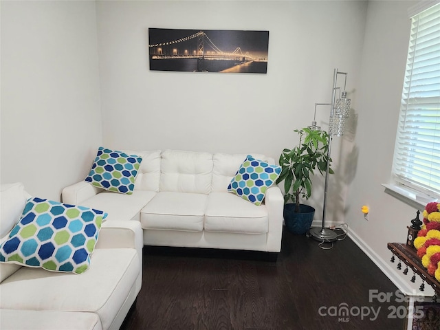 1012 Leland Dr, Wesley Chapel, NC 28104 - living room with wood finished floors and baseboards