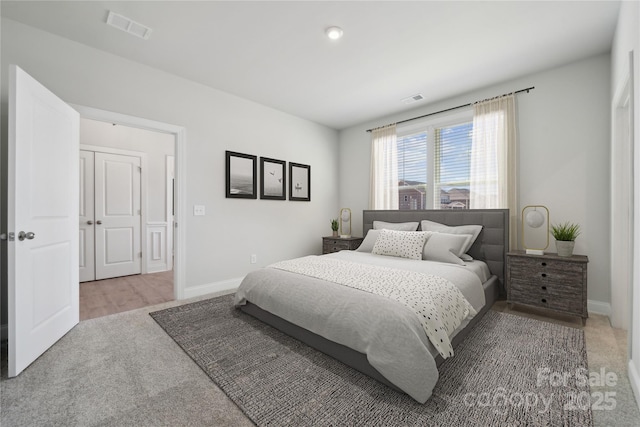 416 Balboa St, Matthews, NC 28104 - carpeted bedroom with baseboards and recessed lighting