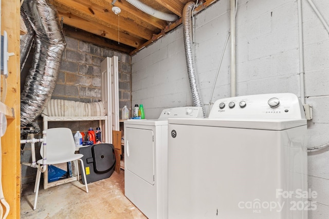 9606 Vinca Cir Unit E, Charlotte, NC 28213 - laundry room with washer and clothes dryer