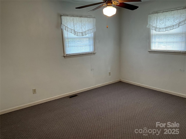 356 Lucky Hollow Rd, Hickory, NC 28601 - empty room featuring ceiling fan and carpet floors