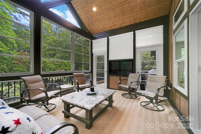 321 Middle Connestee Trl, Brevard, NC 28712 - sunroom / solarium with vaulted ceiling