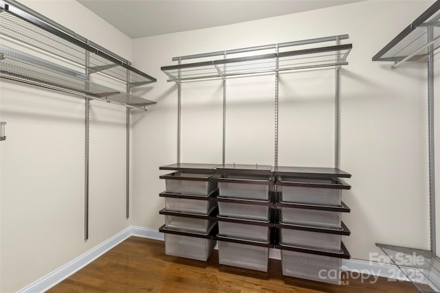 1119 Williamstown Rd, Matthews, NC 28105 - spacious closet featuring wood finished floors