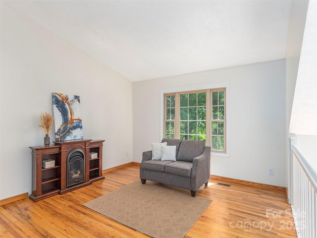 623 Nellie John Dr, Clyde, NC 28721 - living area featuring light wood-type flooring and baseboards