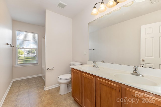 5307 Ayers Orchard Way, Charlotte, NC 28227 - full bath with double vanity and toilet
