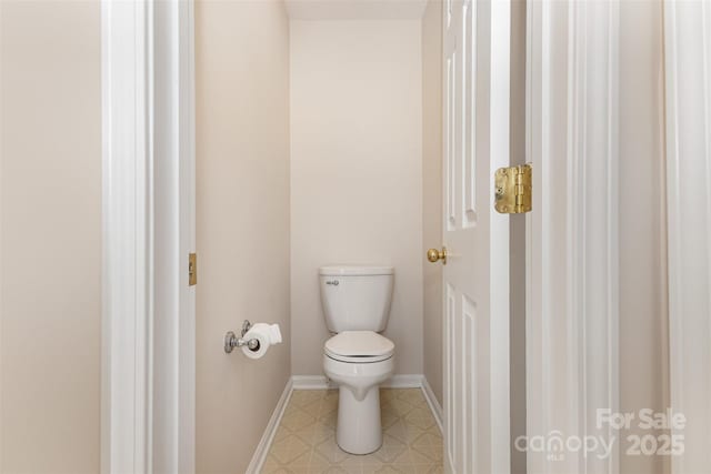 5307 Ayers Orchard Way, Charlotte, NC 28227 - bathroom with baseboards and tile patterned floors