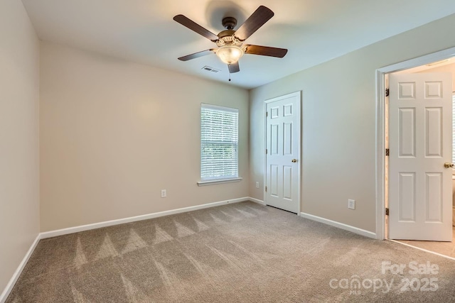10132 Caldwell Depot Rd, Cornelius, NC 28031 - unfurnished bedroom with carpet floors, a closet, and ceiling fan