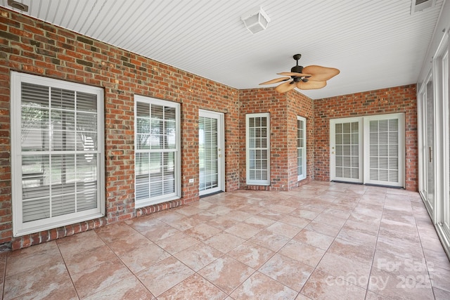 104 Mooreland Dr NE, Conover, NC 28613 - view of patio with a ceiling fan