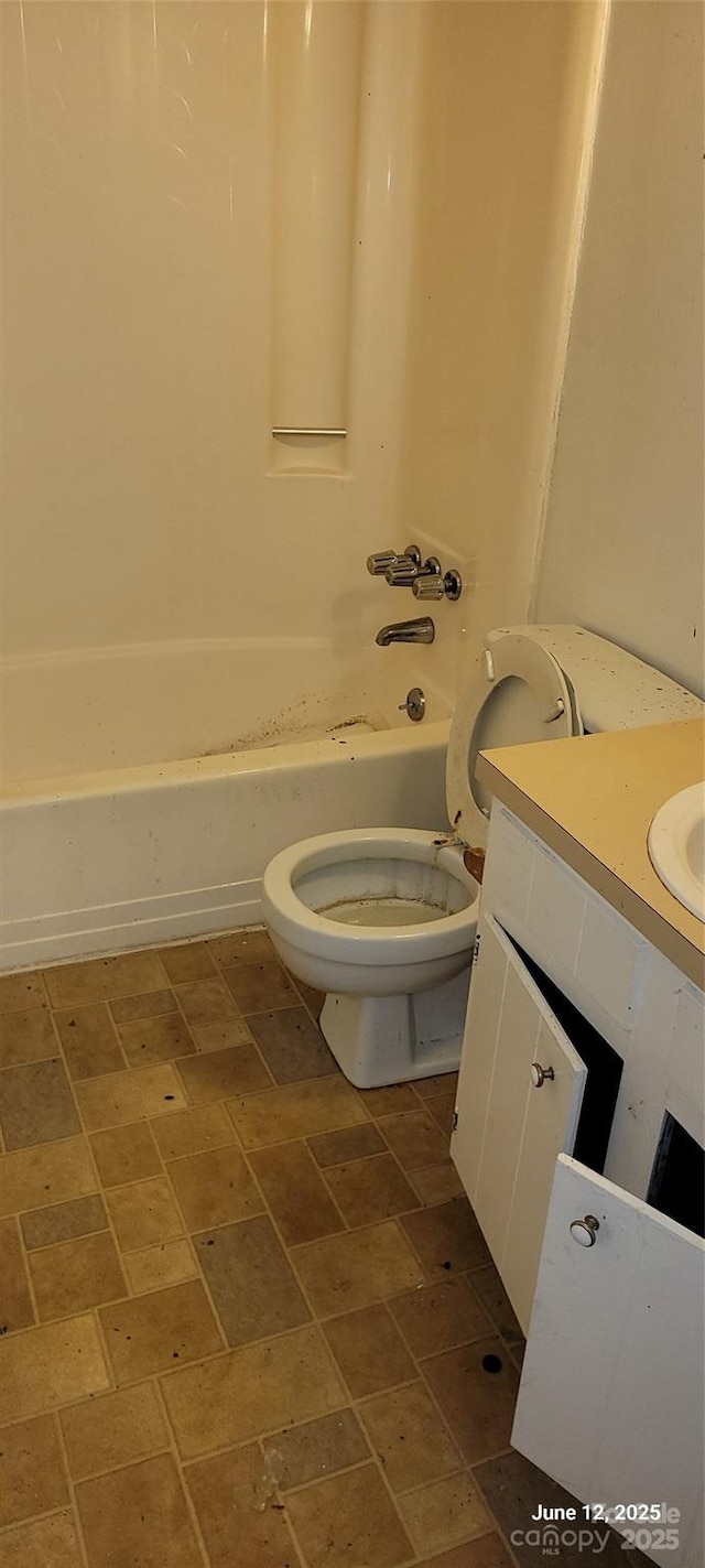 7705 Stone Canyon Ln, Charlotte, NC 28227 - bathroom with vanity and bathing tub / shower combination