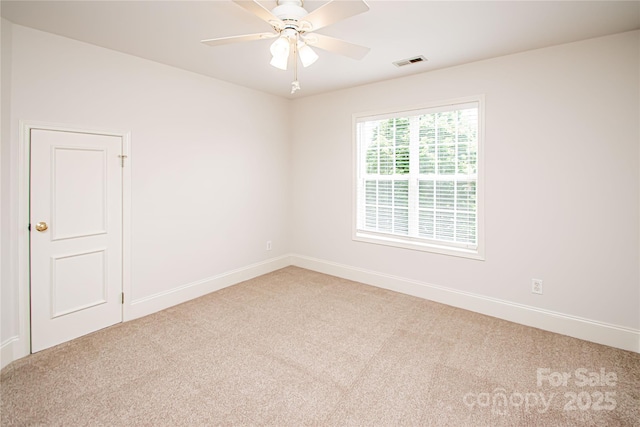 2019 Heirloom Ct, Matthews, NC 28104 - empty room with light colored carpet and ceiling fan
