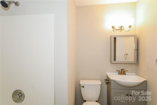 201 Killian Cir, Clover, SC 29710 - bathroom with vanity and a shower