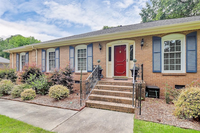 3304 Chilham Pl, Charlotte, NC 28226 - view of front of property featuring brick siding and a shingled roof