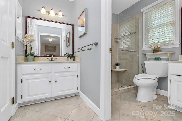 3304 Chilham Pl, Charlotte, NC 28226 - bathroom with vanity and a stall shower