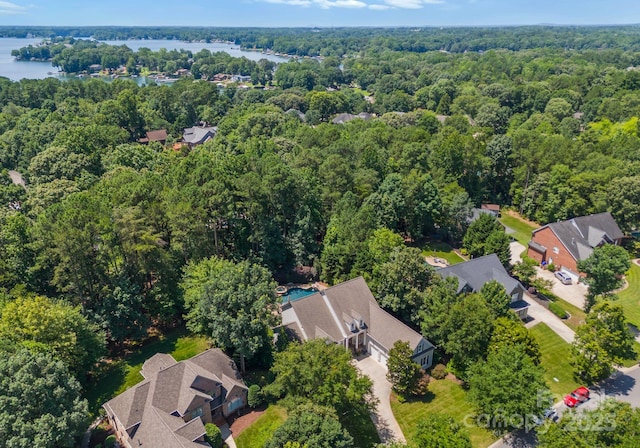 4536 Rustling Woods Dr, Denver, NC 28037 - view of property location featuring a heavily wooded area and a large body of water
