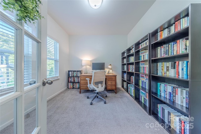 4113 Bent Green Ln, Monroe, NC 28112 - carpeted office space featuring baseboards