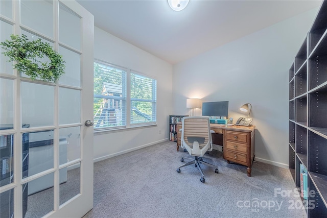 4113 Bent Green Ln, Monroe, NC 28112 - carpeted home office with baseboards
