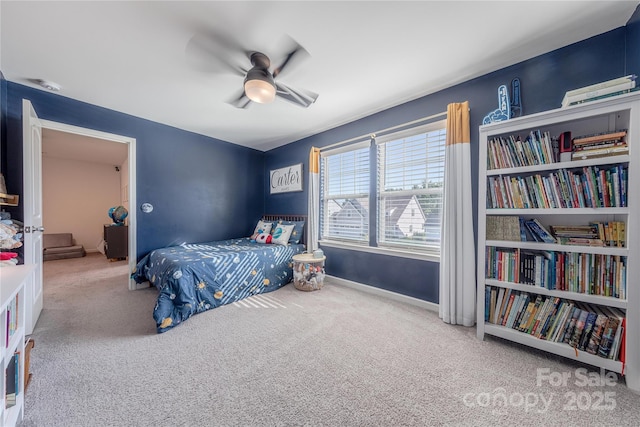 4113 Bent Green Ln, Monroe, NC 28112 - carpeted bedroom with ceiling fan and baseboards