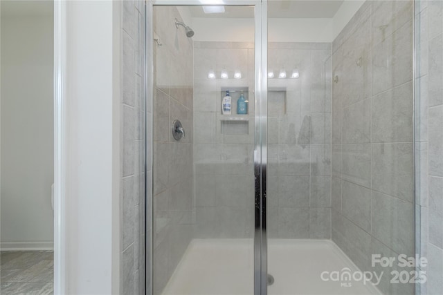 4113 Bent Green Ln, Monroe, NC 28112 - bathroom featuring a stall shower