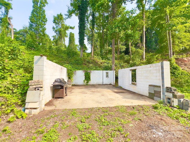 413 Forest Pl NW, Lenoir, NC 28645 - view of patio with area for grilling