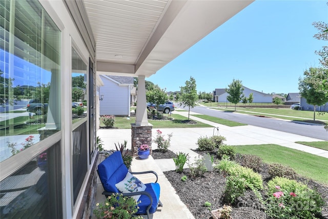9541 Festival Way, Charlotte, NC 28215 - view of covered porch