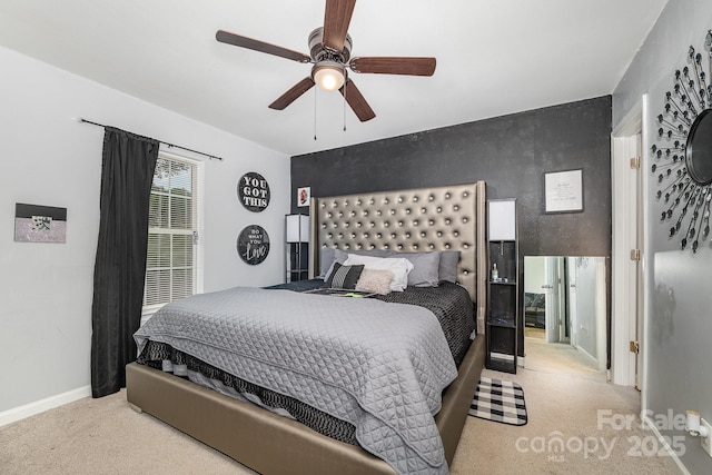 704 Willow Rd, Salisbury, NC 28147 - carpeted bedroom with ceiling fan and baseboards