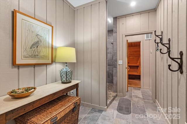 307 E Allenton St, Mount Gilead, NC 27306 - hall featuring stone finish floors