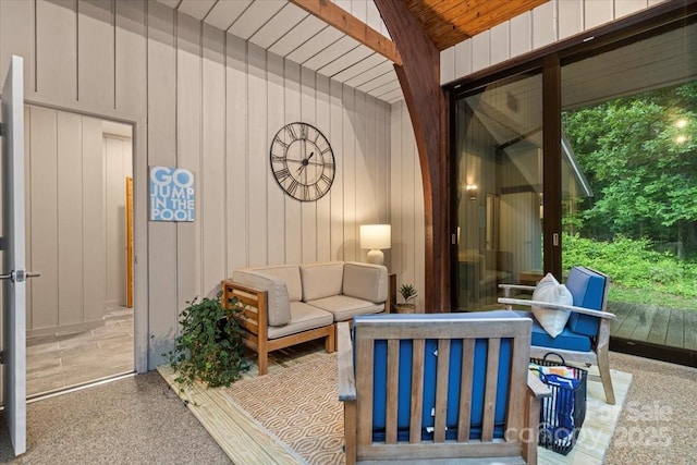 307 E Allenton St, Mount Gilead, NC 27306 - view of patio / terrace featuring an outdoor living space